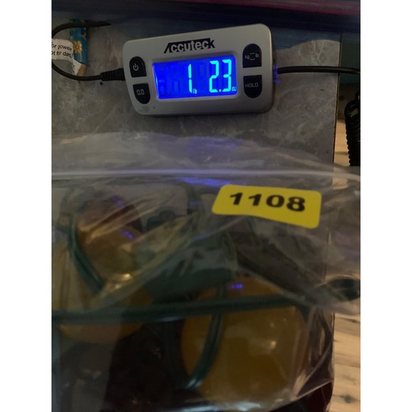 MCM Blow Mold Christmas Lights Blue, Red Green, and Gold 2 Inch Bulbs - Picture 6 of 6